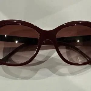 Burberry | Accessories | Burberry Red Oversized Square  display picture 1